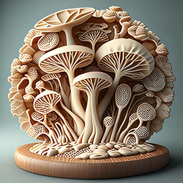 3д модель гриба
